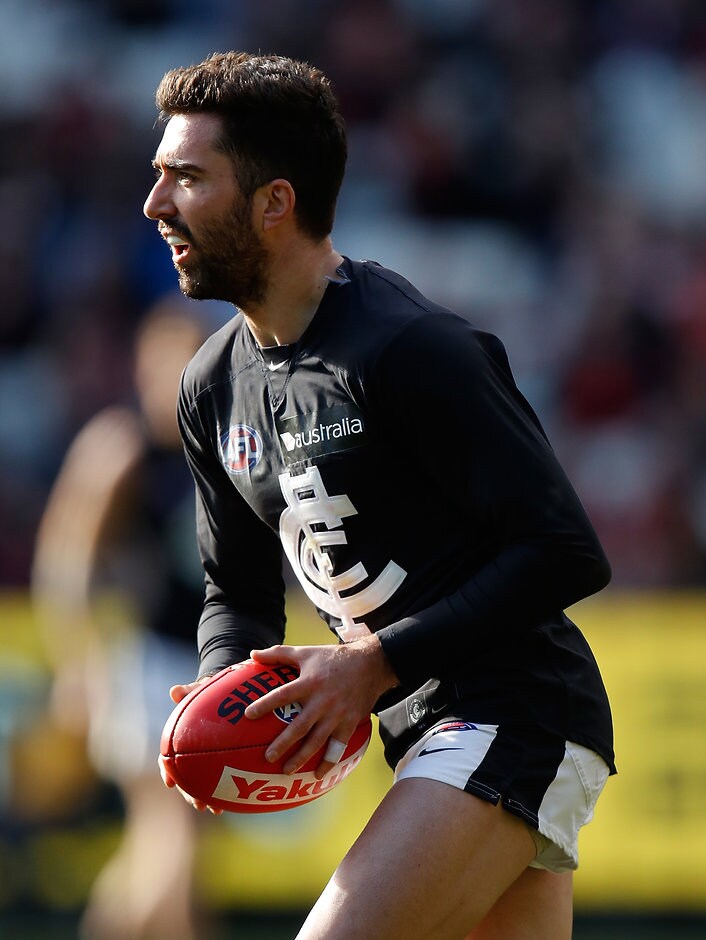 AFL 2017 Round 20 - Essendon v Carlton Kade Simpson will get the chance to join the 300 club next season - AFL,Carlton Blues,Kade Simpson,Sam Docherty,Jack Silvagni,Jed Lamb,Dale Thomas